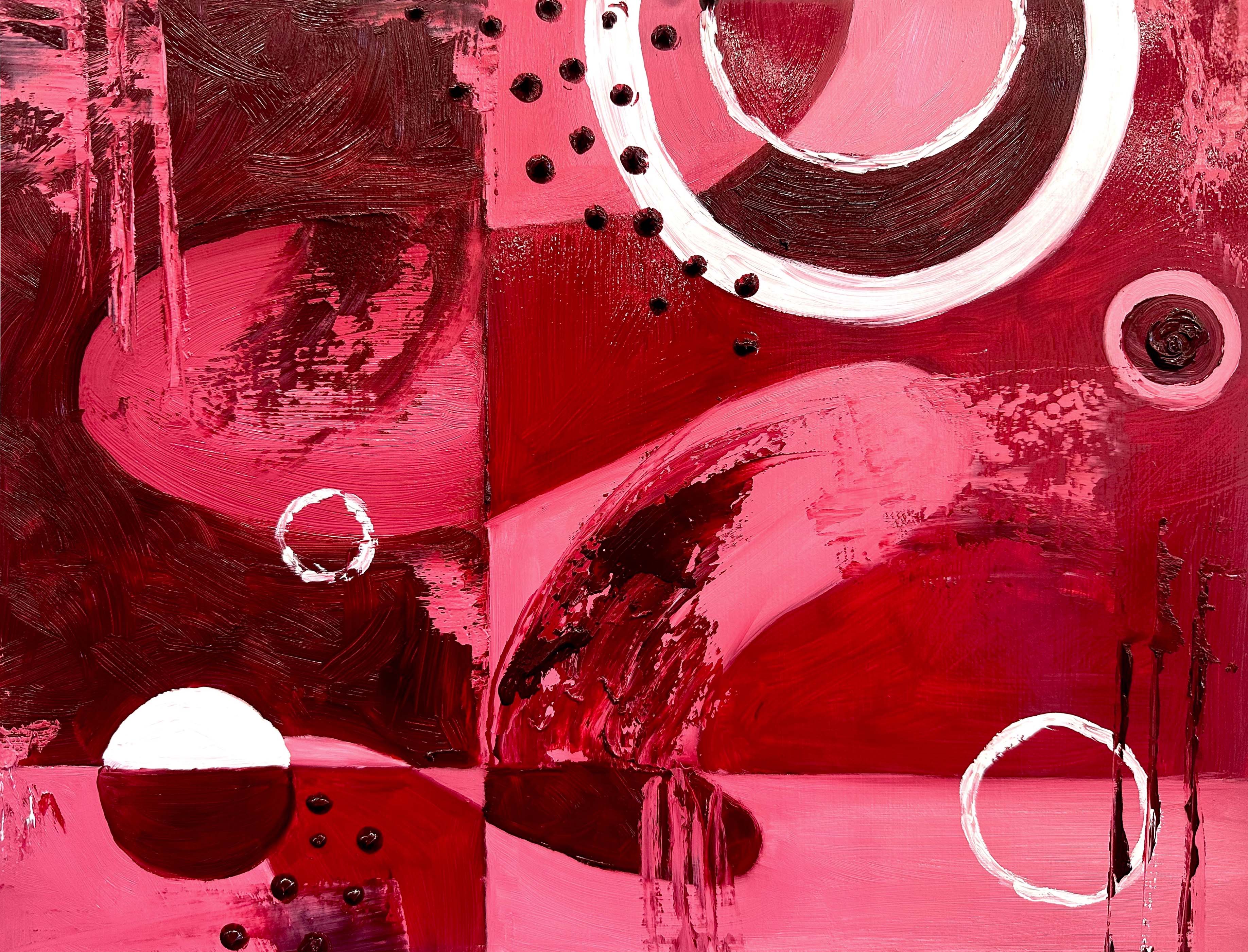 Pink Abstract Piece