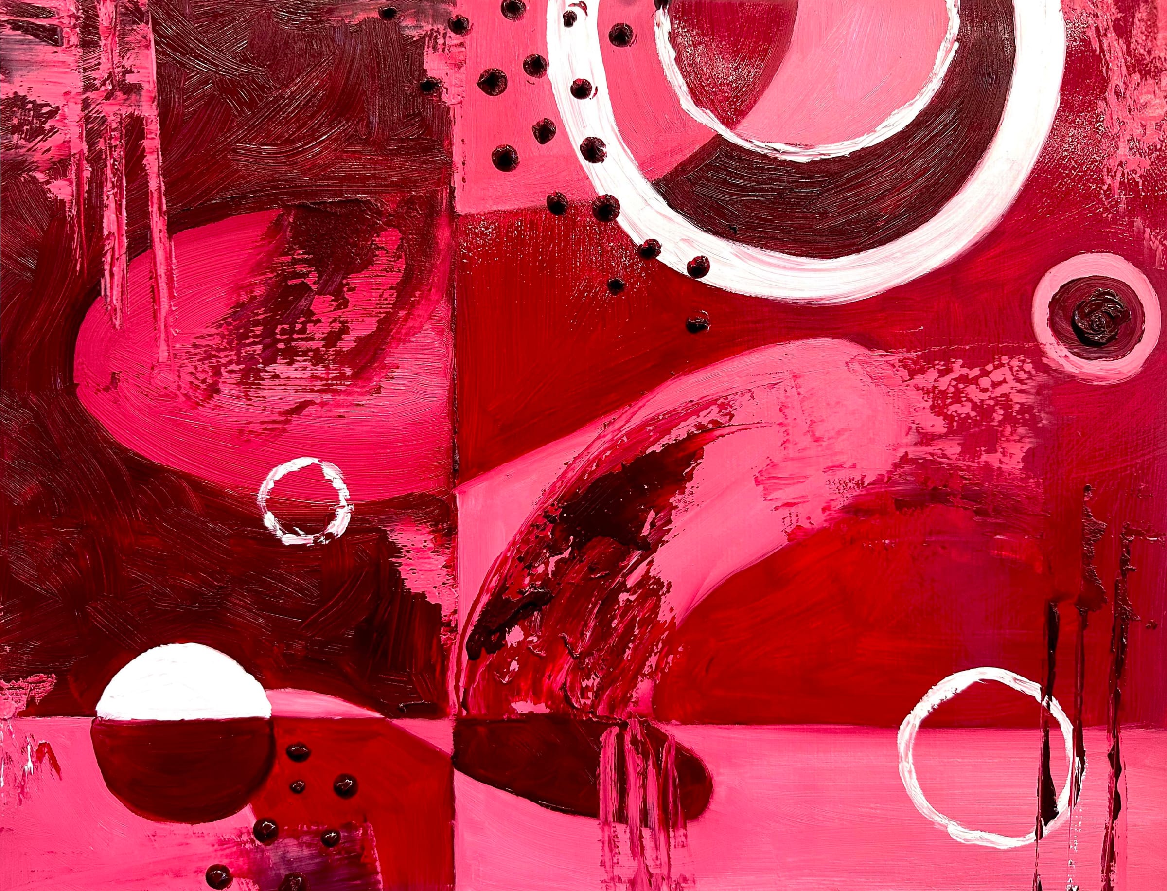 Pink Abstract Piece