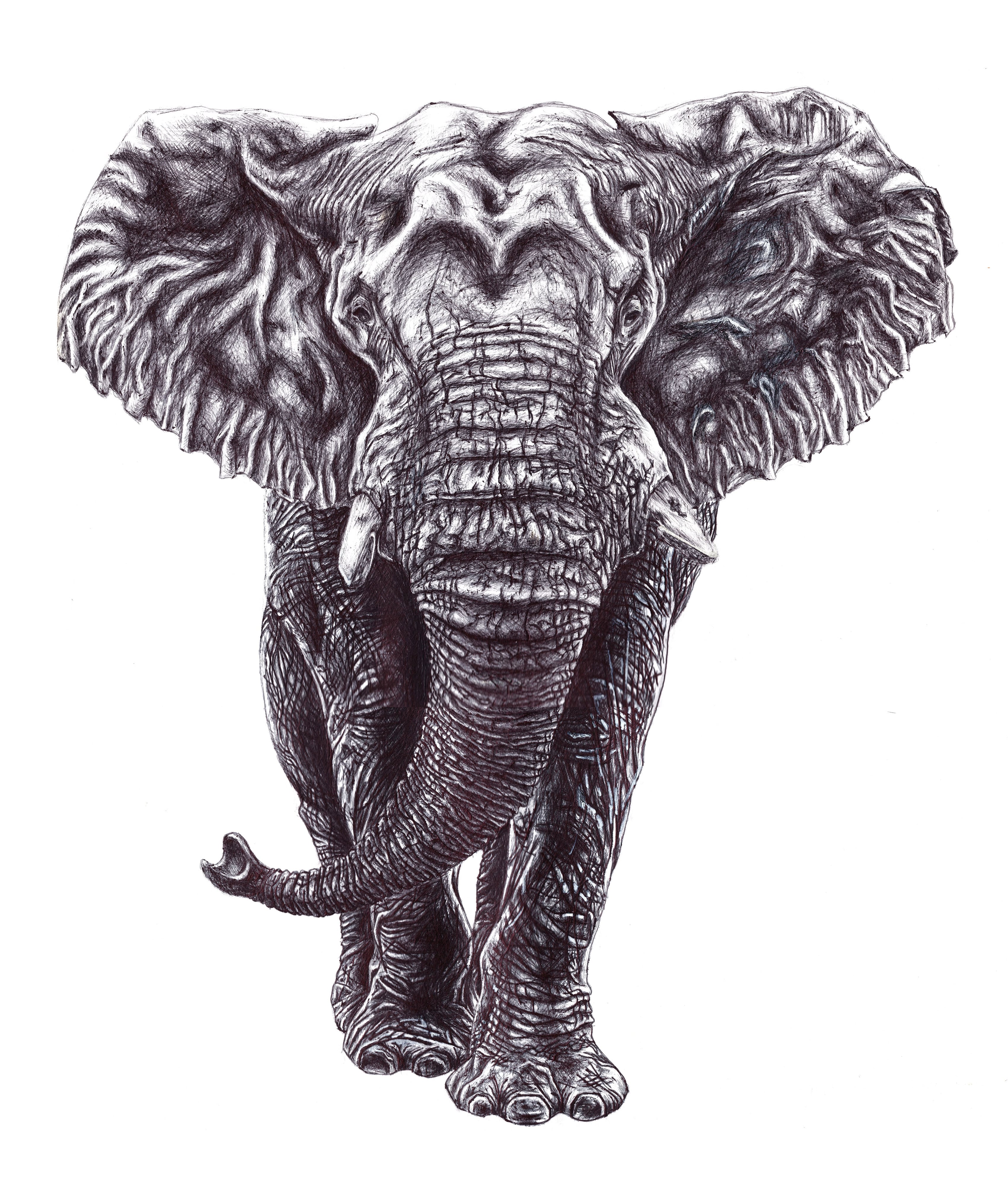 Elephant Pen Piece