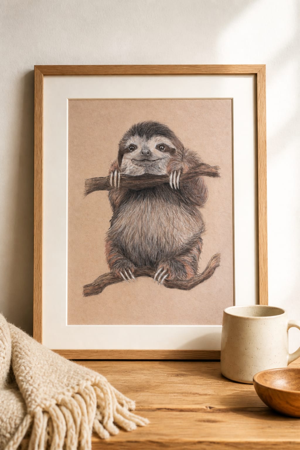 Baby Sloth Drawing thumbnail 3