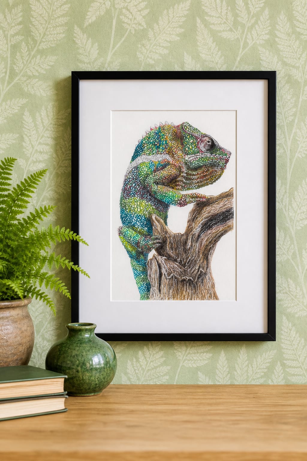 Chameleon Drawing thumbnail 2