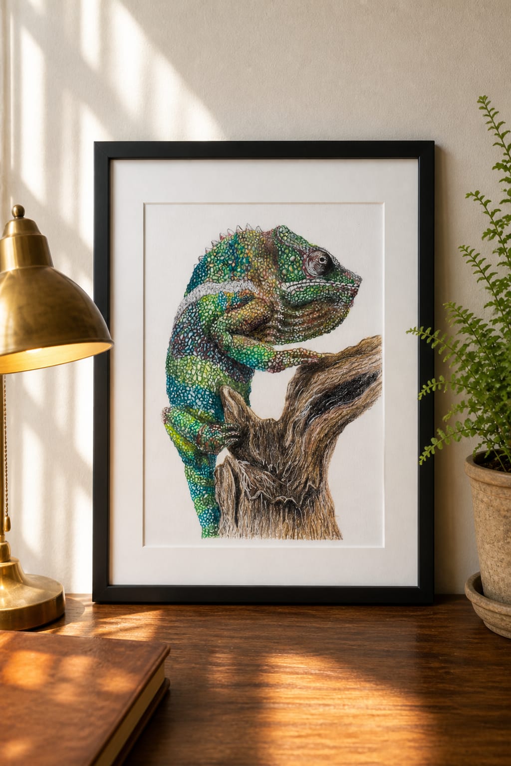 Chameleon Drawing thumbnail 3
