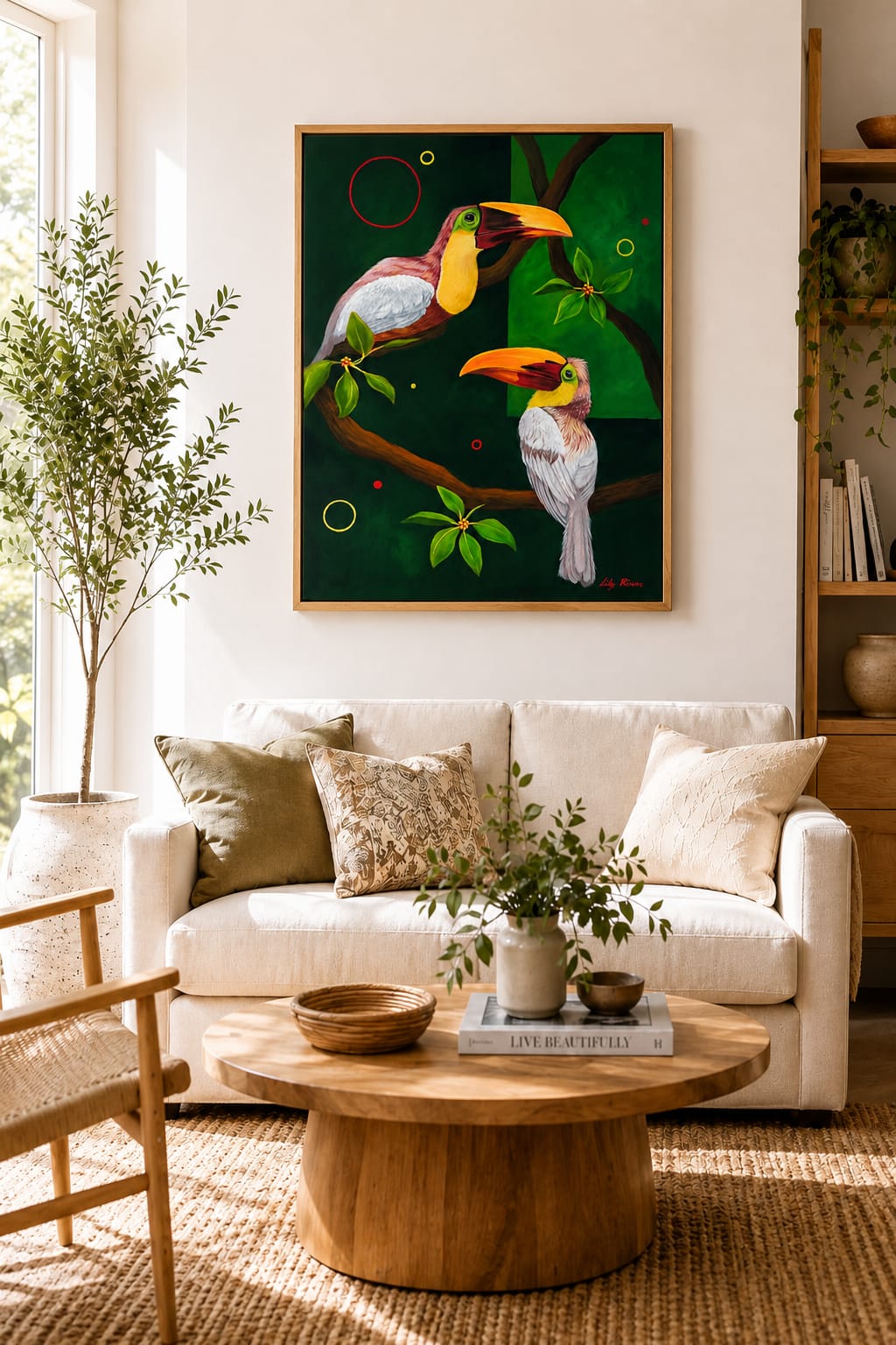Rare White Leucistic Toucans thumbnail 2