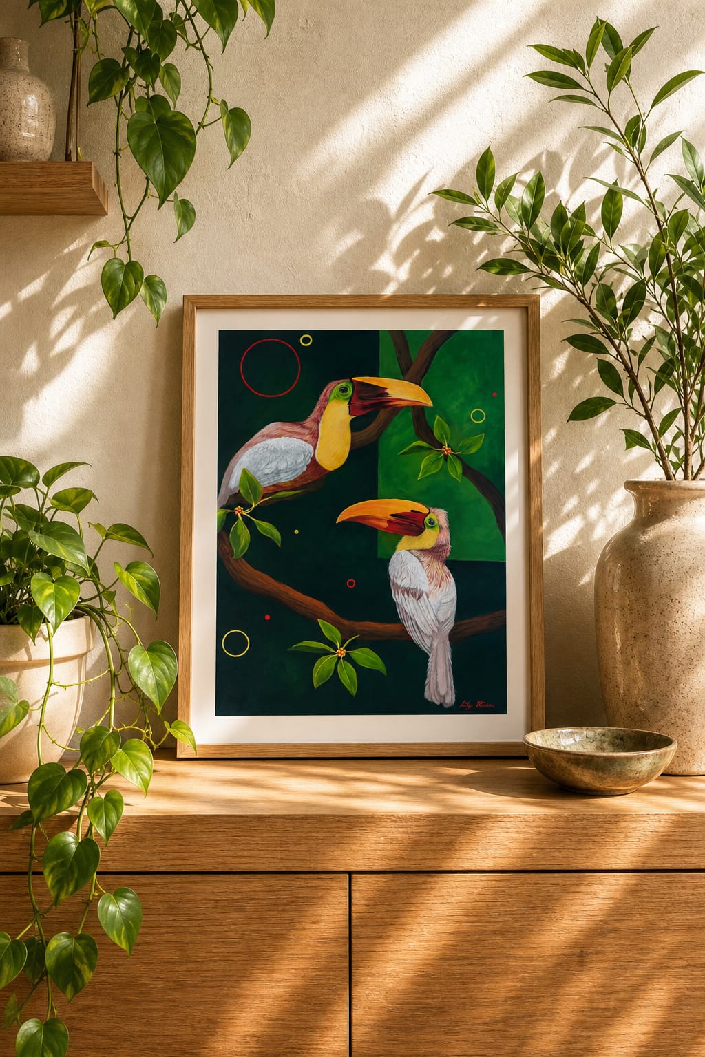 Rare White Leucistic Toucans thumbnail 3