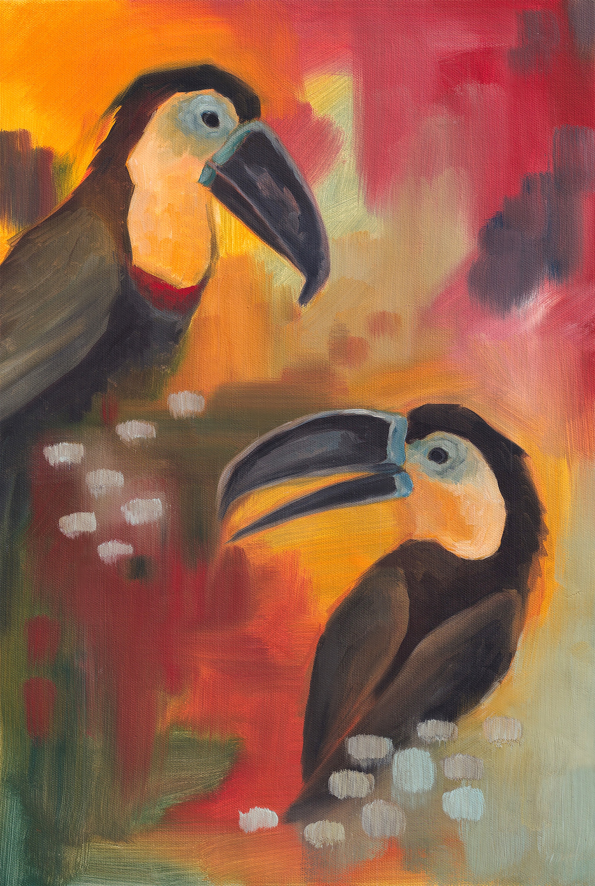 Pair of Toucans