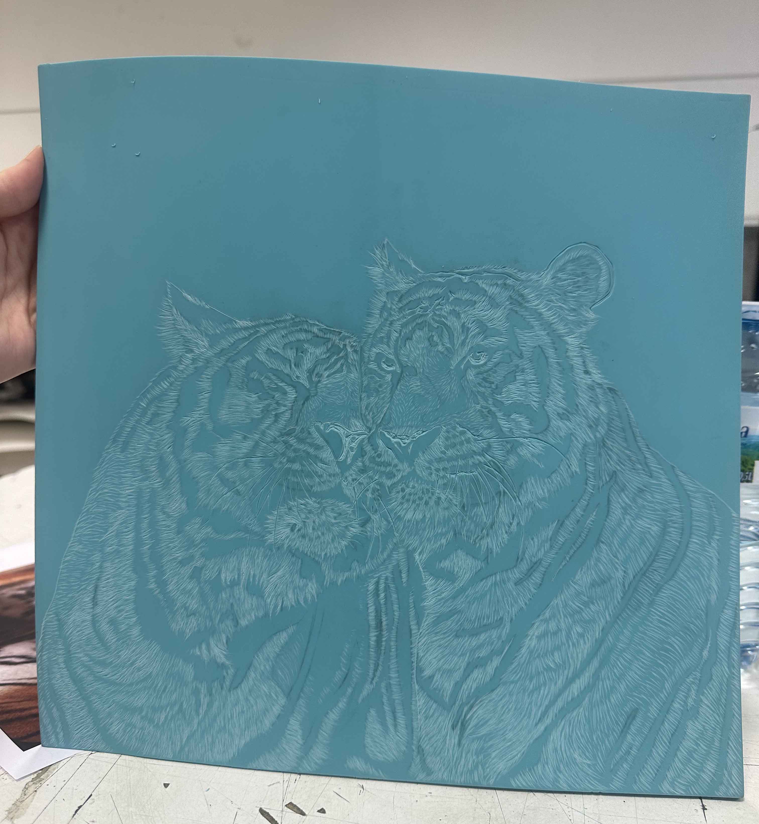 Tiger Linoprints thumbnail 12