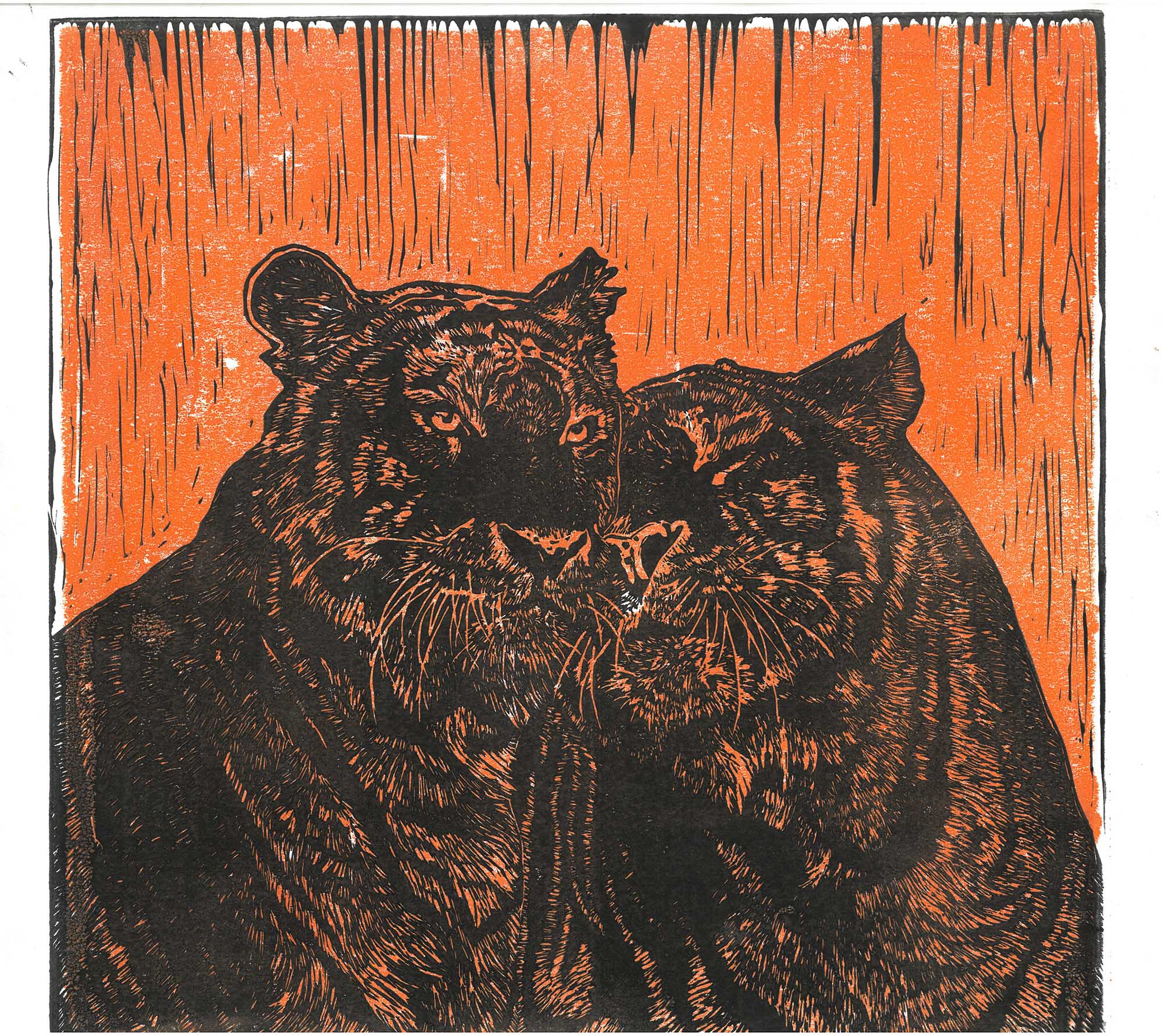 Tiger Linoprints thumbnail 7