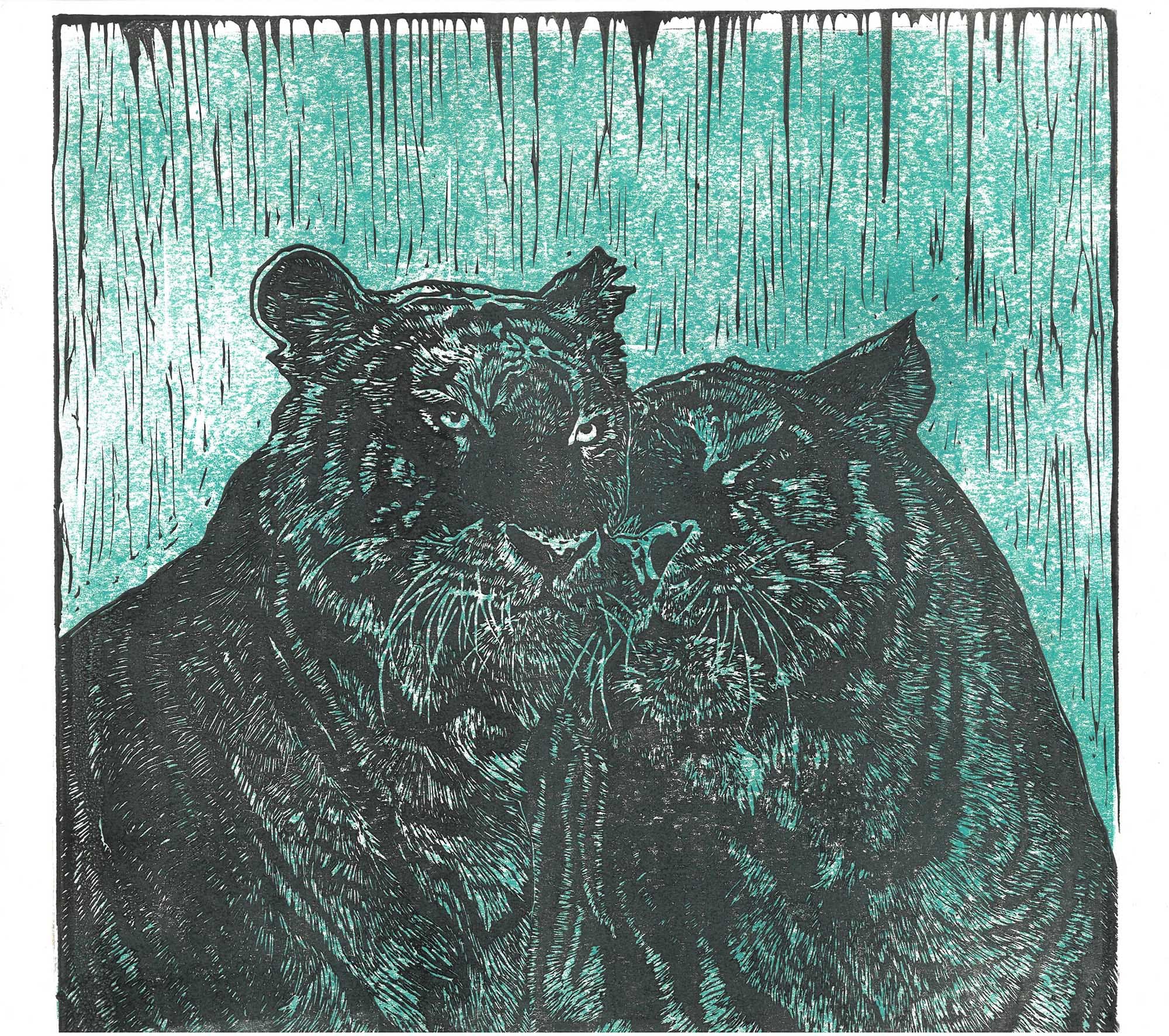 Tiger Linoprints thumbnail 8