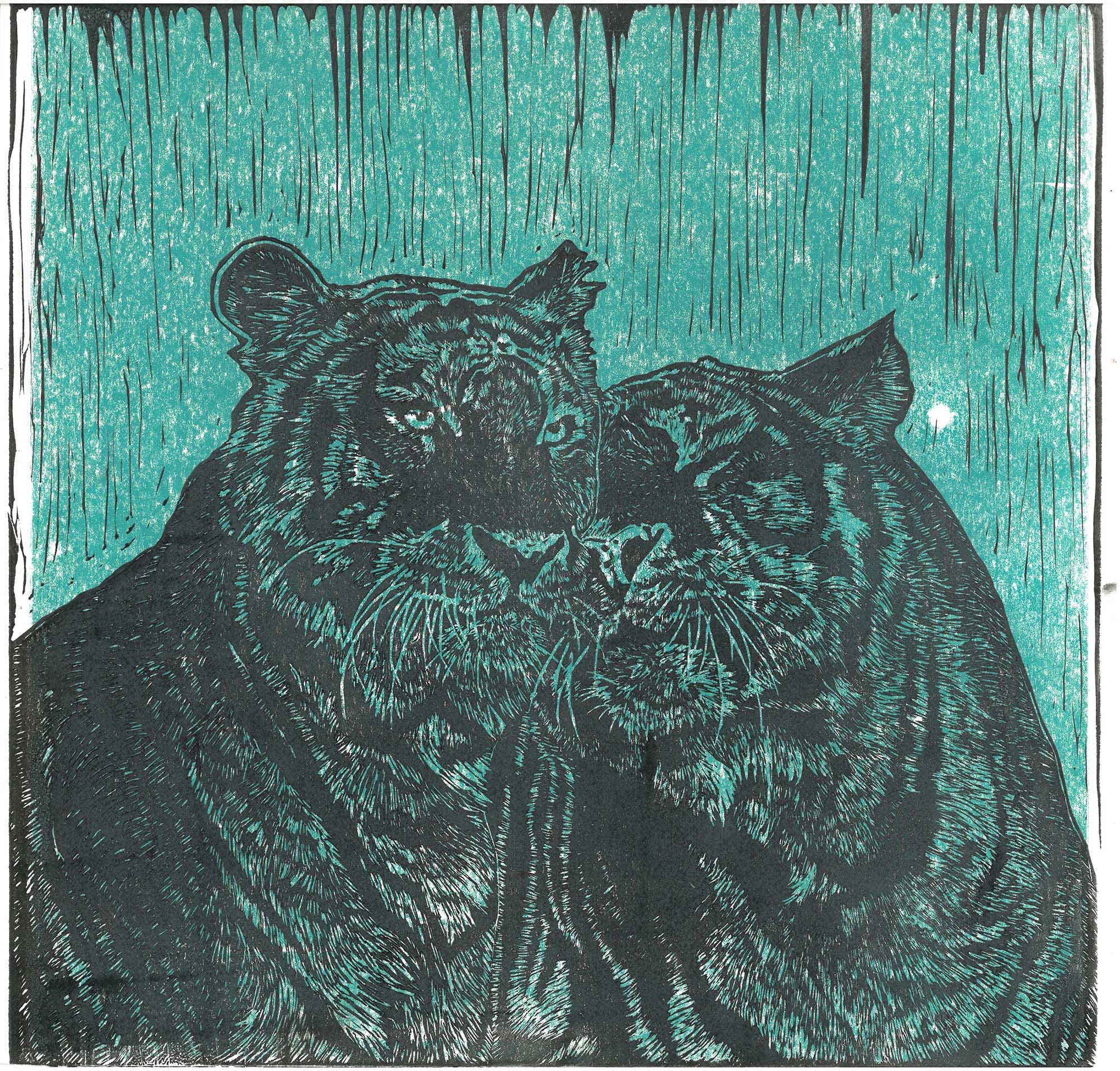 Tiger Linoprints thumbnail 9